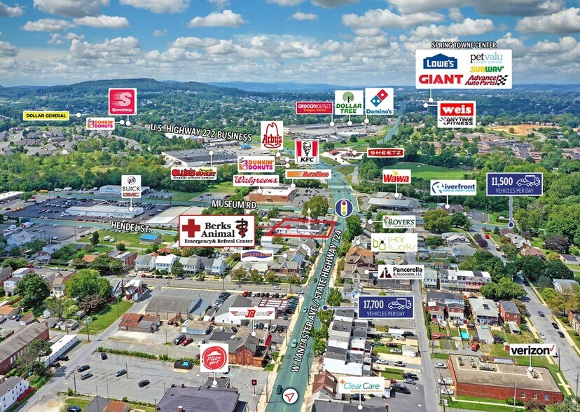 More Photos Of 400 W Lancaster Ave, Shillington Flex For Lease