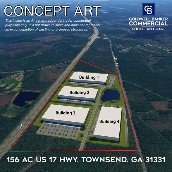 More Photos Of 156 AC US 17 Hwy, Townsend Land For Sale