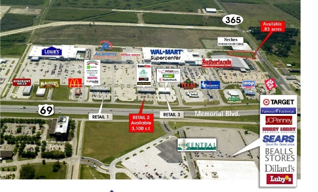 More Photos Of 8465 Memorial Blvd, Port Arthur General Retail For Lease