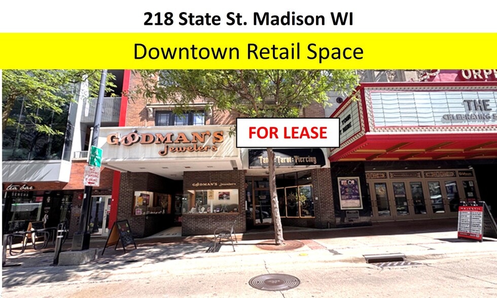 Primary Photo Of 218-224 State St, Madison Storefront Retail Office For Lease