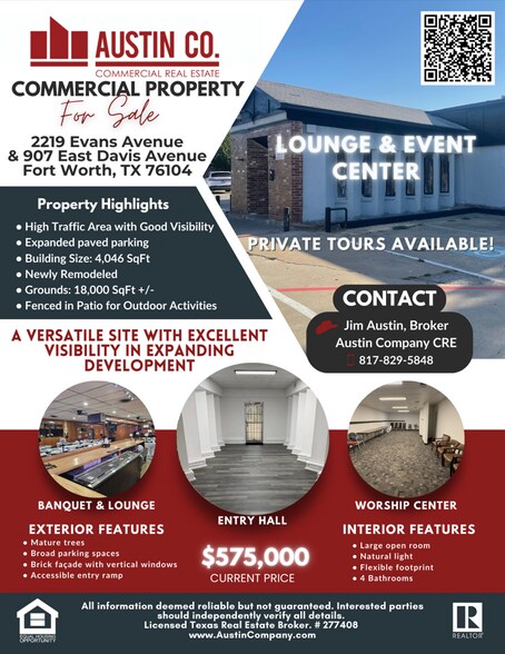 More Photos Of 2219 Evans Ave, Fort Worth Freestanding For Sale