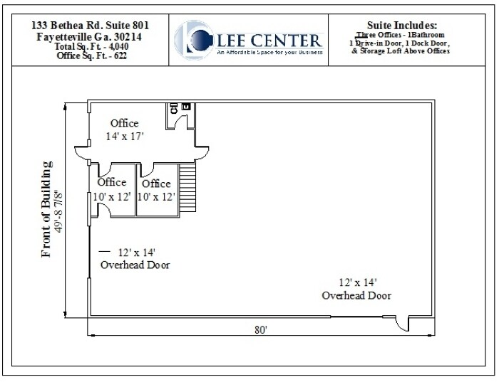 More Photos Of 133 Bethea Rd, Fayetteville Warehouse For Lease