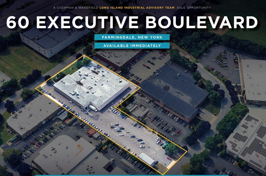 Primary Photo Of 60 Executive Blvd, Farmingdale Manufacturing For Sale