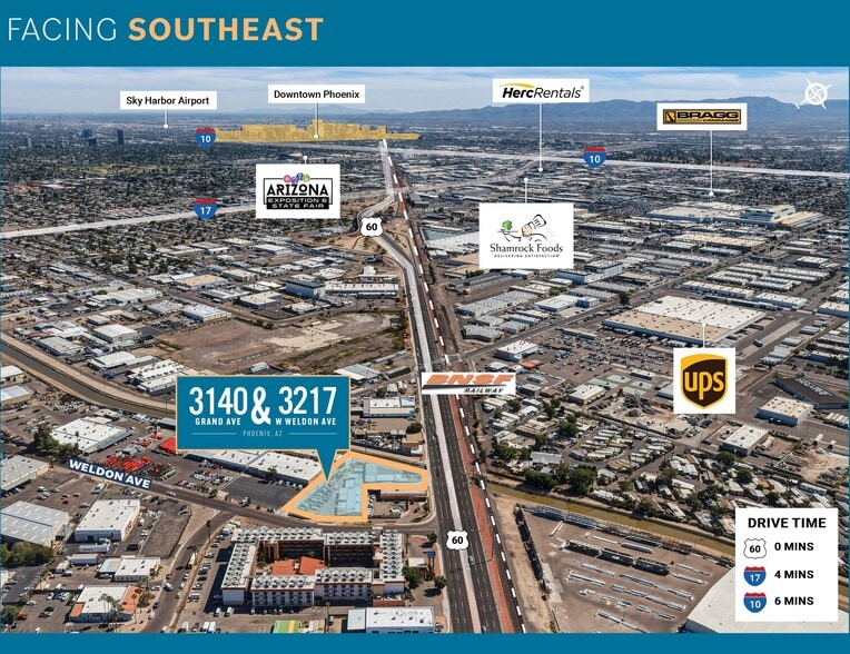 More Photos Of 3140 Grand Ave & 3217 W Weldon Ave, Phoenix Contractor Storage Yard For Sale