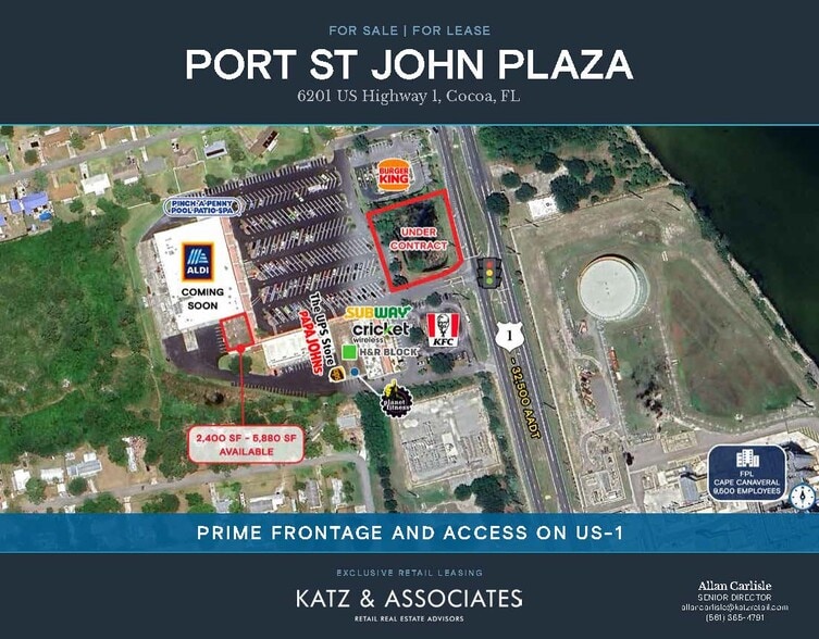 Primary Photo Of 6257 N Highway 1, Port Saint John Storefront For Sale