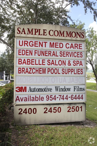 More Photos Of 2400 W Sample Rd, Pompano Beach Storefront Retail Office For Sale