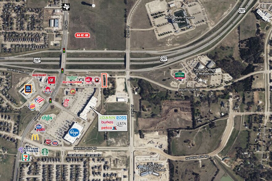 More Photos Of US Hwy 287, Midlothian Land For Sale