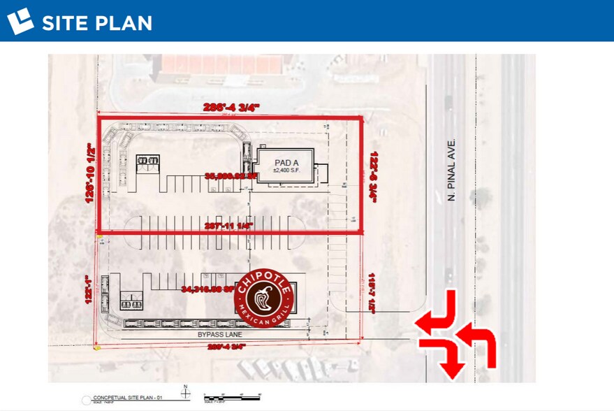 More Photos Of 2717 Pinal Avenue, Casa Grande Land For Lease