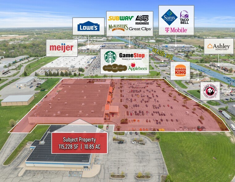 More Photos Of 6235 Lima Rd, Fort Wayne Freestanding For Sale