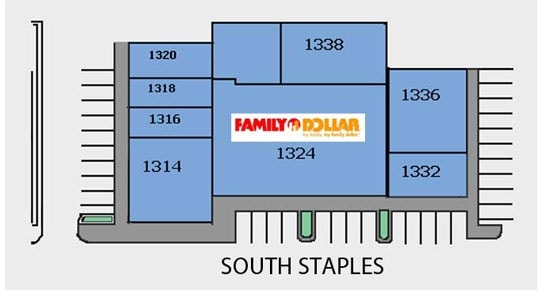 More Photos Of 1300-1336 S Staples St, Corpus Christi Department Store For Lease