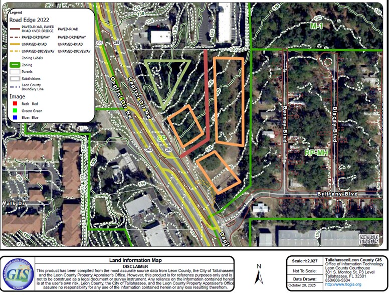 More Photos Of 1665 Capital NW cir, Tallahassee Land For Sale