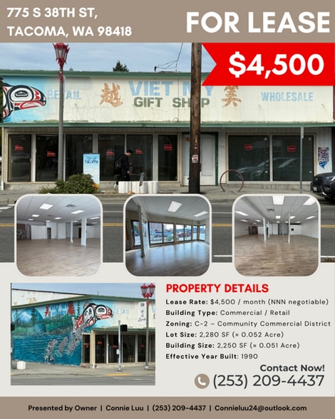 More Photos Of 775 S 38th St, Tacoma General Retail For Lease