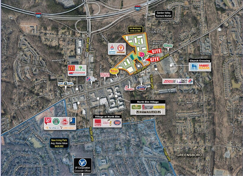 More Photos Of 100 Pisgah Church Rd, Greensboro Land For Lease