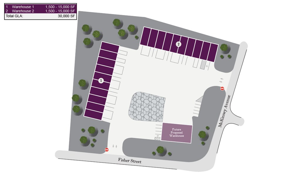 More Photos Of 540 McKinney Ave, Midway Industrial For Lease