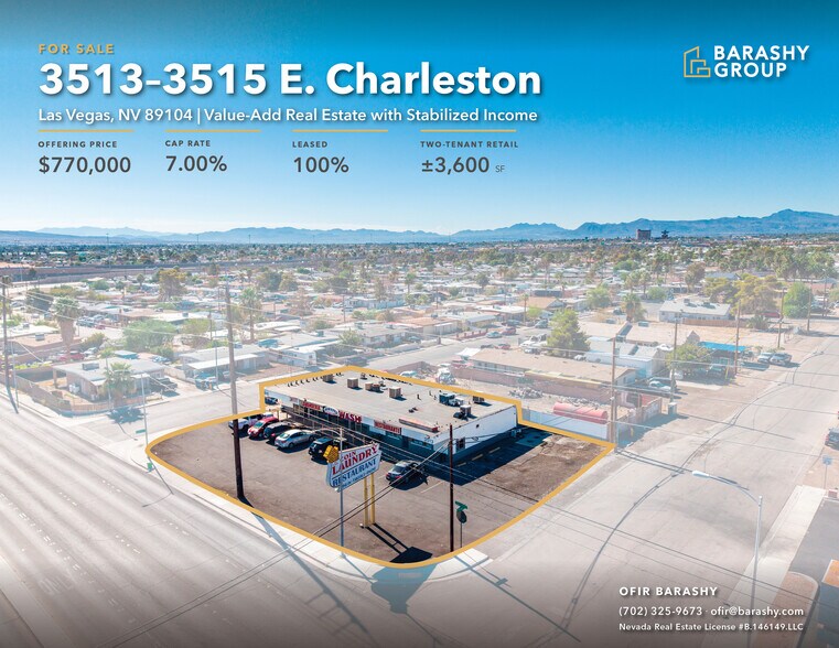 Primary Photo Of 3513-3515 E Charleston Blvd, Las Vegas Freestanding For Sale