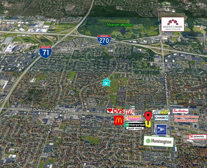 More Photos Of 2365 E Dublin Granville Rd, Columbus Land For Lease