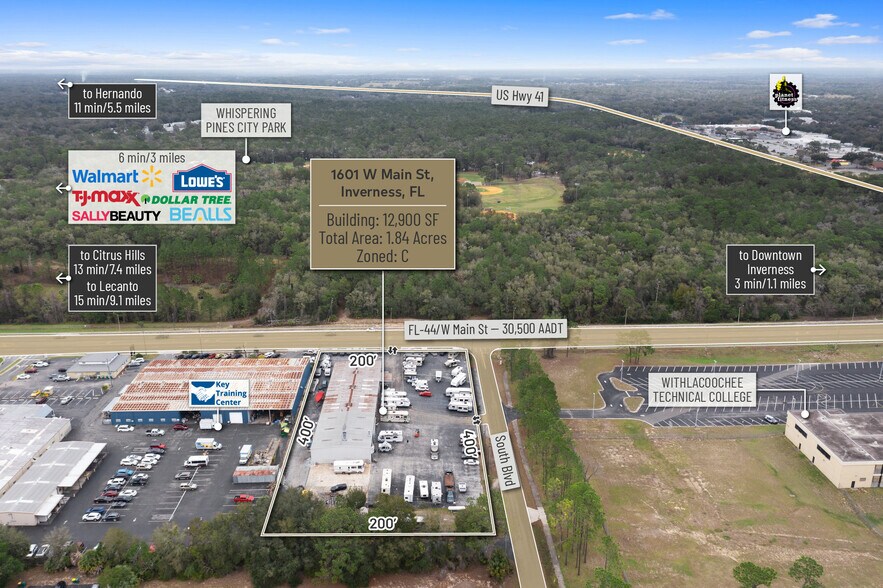 More Photos Of 1601 W Main St, Inverness Auto Dealership For Sale