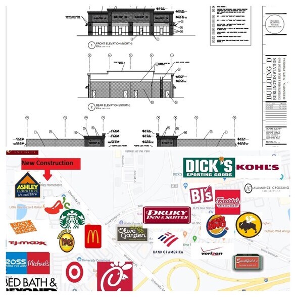 More Photos Of 1433 University Dr, Burlington Restaurant For Lease