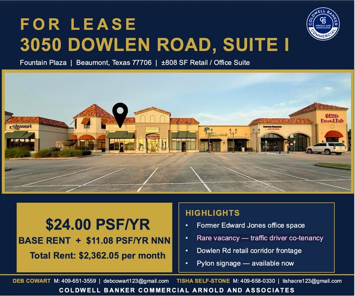 More Photos Of 3050 N Dowlen Rd, Beaumont General Retail For Lease