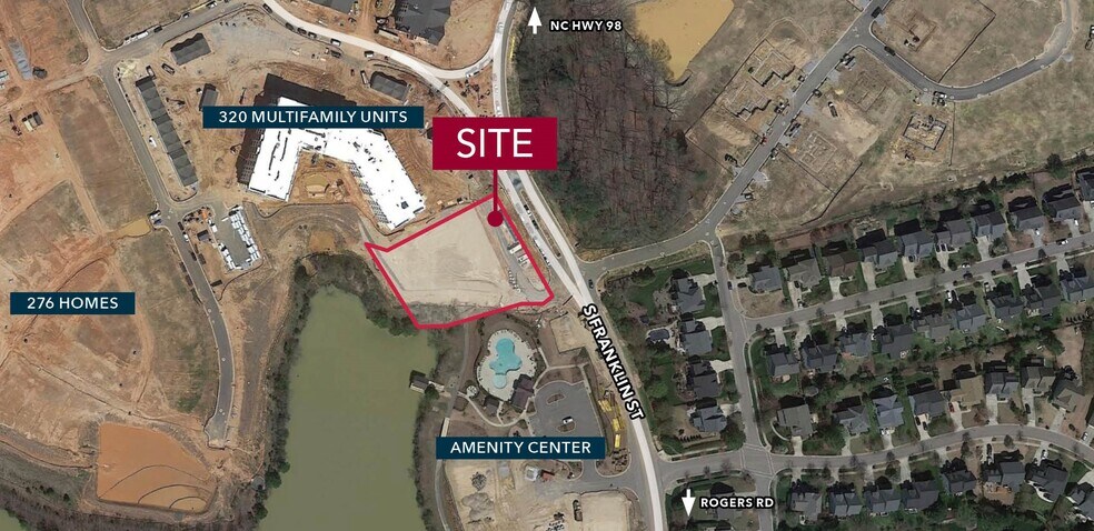 More Photos Of S Franklin St, Wake Forest Land For Lease