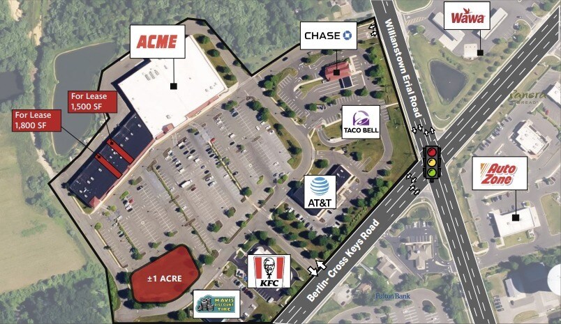 More Photos Of 505-545 Berlin Cross Keys Rd, Sicklerville Unknown For Lease