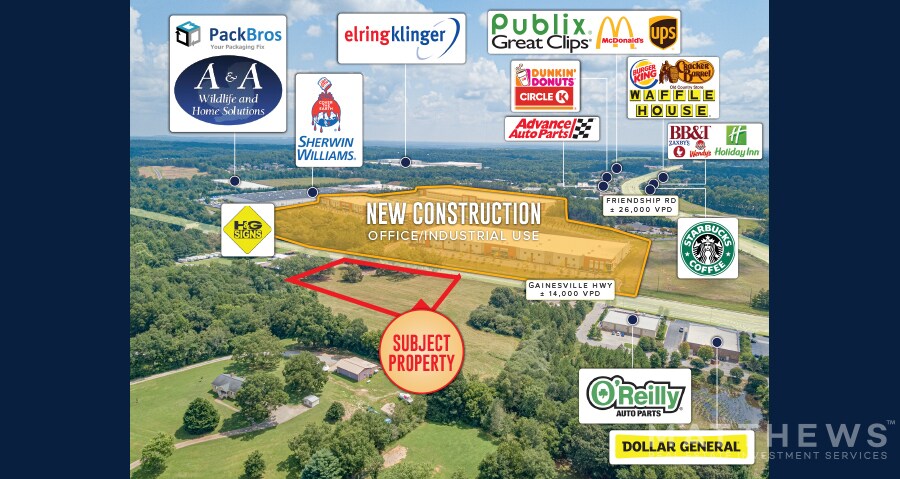 More Photos Of 944 Gainesville Hwy, Buford Land For Sale