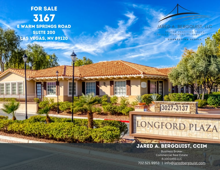 Primary Photo Of 3167 E Warm Springs Rd, Las Vegas Medical For Sale