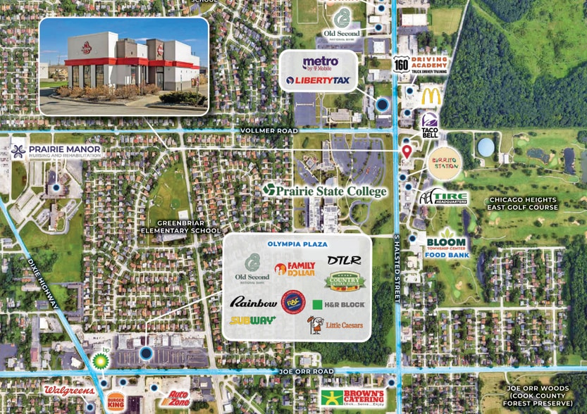 More Photos Of 207 S Halsted, Chicago Heights Fast Food For Sale