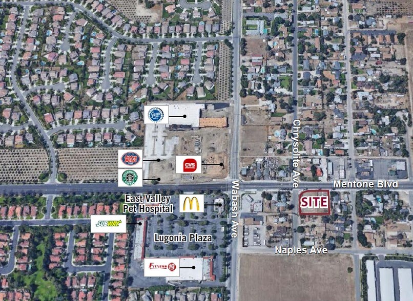 Primary Photo Of SEC Mentone Blvd & Chrysolite Ave, Mentone Land For Sale