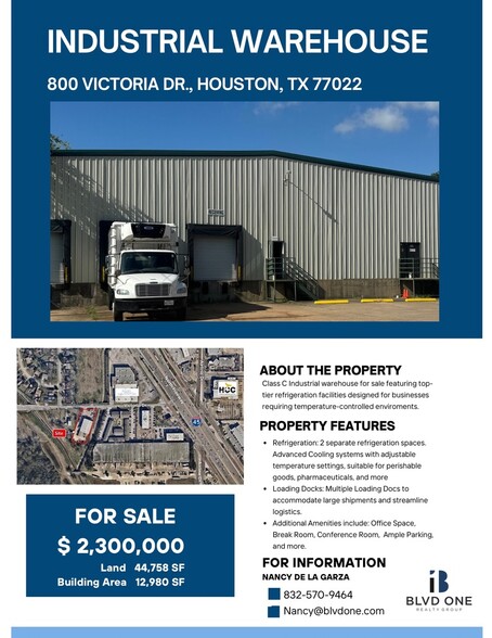 Primary Photo Of 800 Victoria Dr, Houston Warehouse For Sale