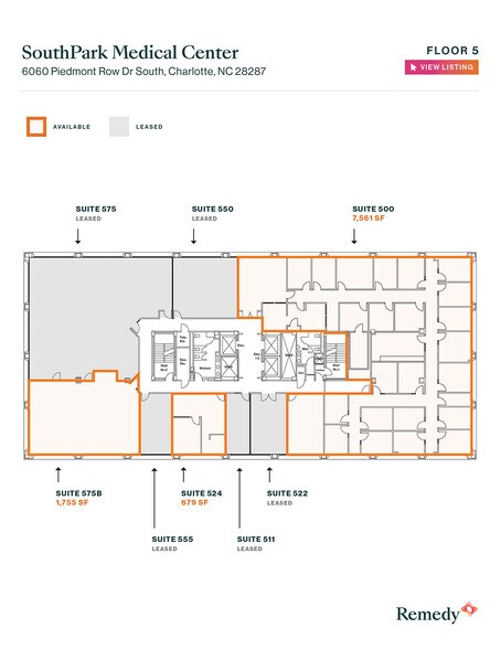 More Photos Of 6060 Piedmont Row Dr S, Charlotte Medical For Lease