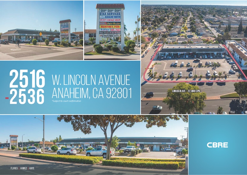 Primary Photo Of 2516-2536 W Lincoln Ave, Anaheim General Retail For Sale