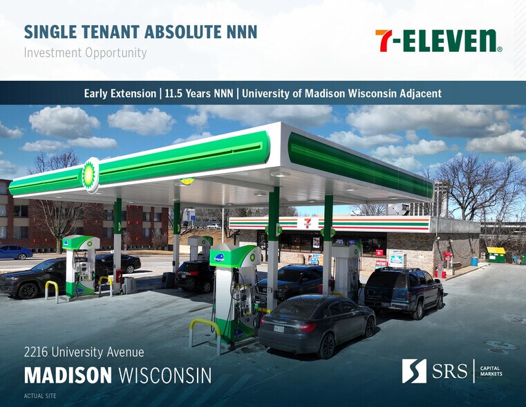 Primary Photo Of 2216 University Ave, Madison Service Station For Sale