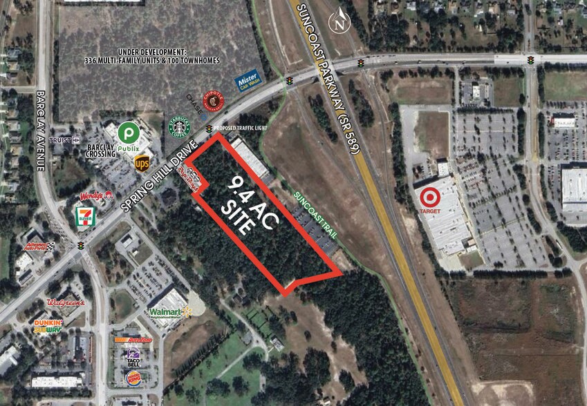Primary Photo Of Spring Hill Dr and Suncoast Parkway, Spring Hill Land For Sale