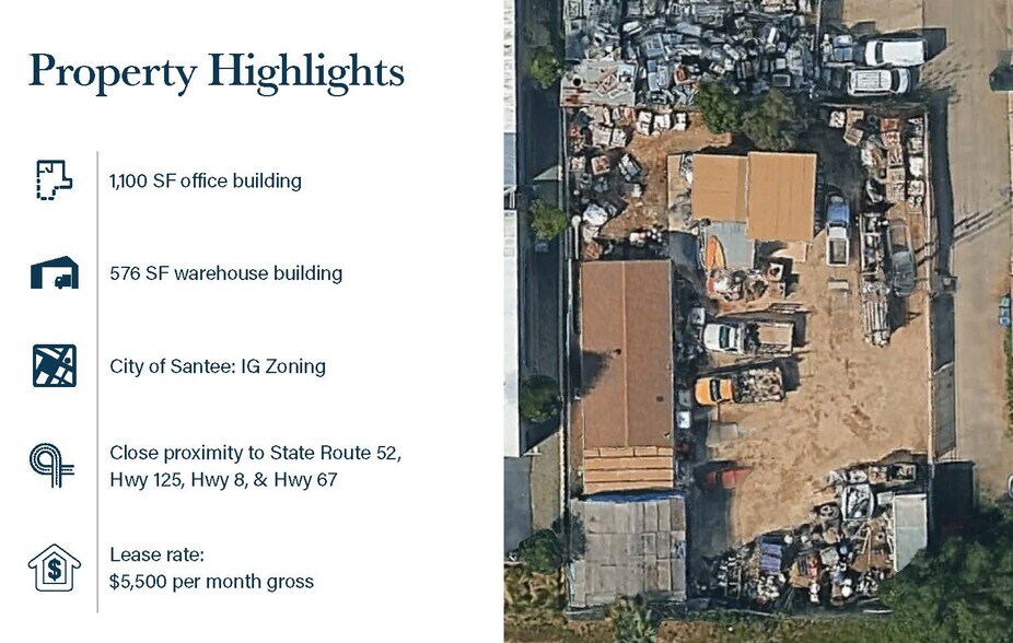 More Photos Of 8504 Hubbles Ln, Santee Industrial For Lease