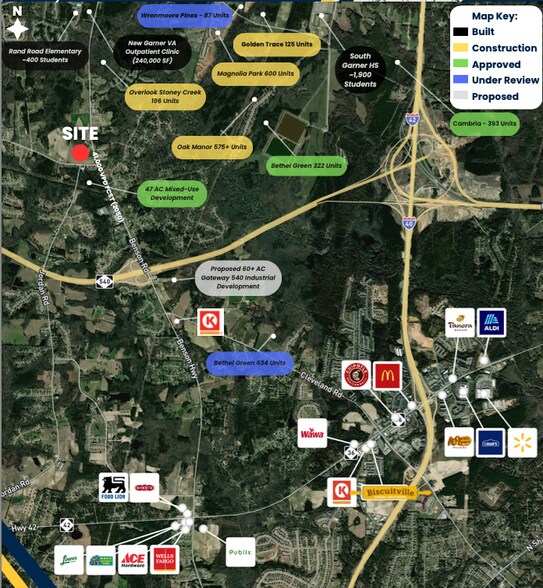 More Photos Of 3316 Benson Rd, Garner Land For Lease