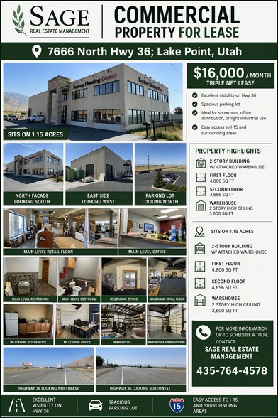 More Photos Of 7666 Utah 36, Lake Point General Retail For Lease