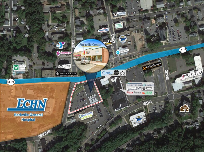 More Photos Of 33 W Main St, Vernon Rockville Storefront Retail Office For Lease