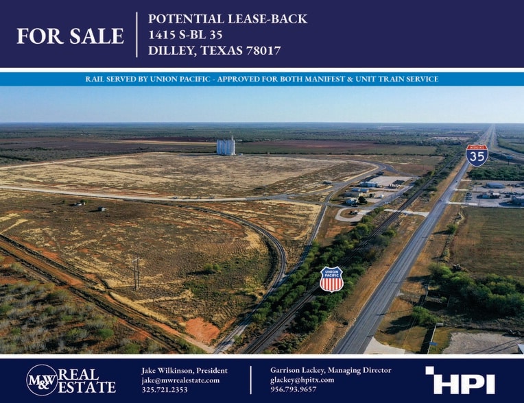 Primary Photo Of 1415 S-BL 35, Dilley Industrial For Sale