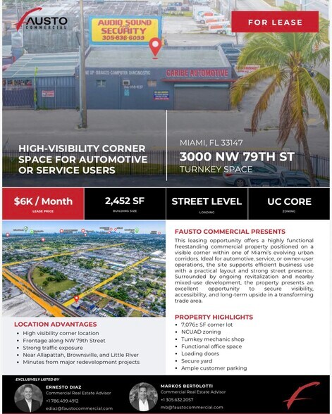 More Photos Of 3000 NW 79th St, Miami Auto Repair For Lease
