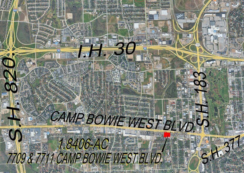 More Photos Of 7711 Camp Bowie West Blvd, Fort Worth Land For Sale