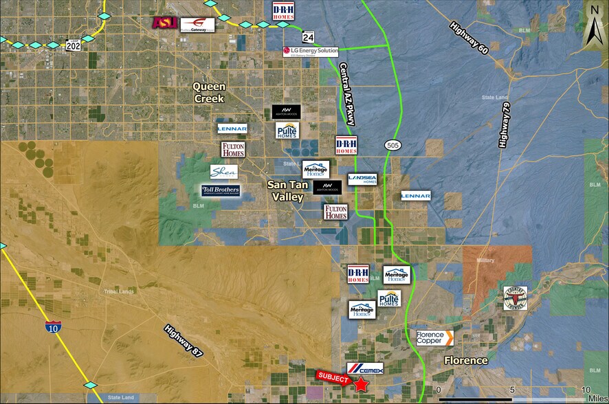 More Photos Of W Highway 287, Coolidge Land For Sale