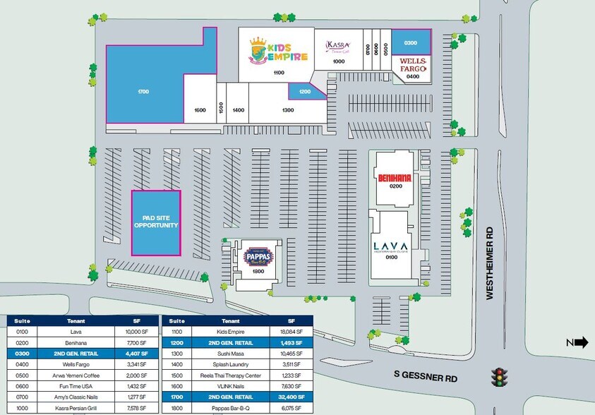 More Photos Of 9711-9795 Westheimer Rd, Houston Unknown For Lease