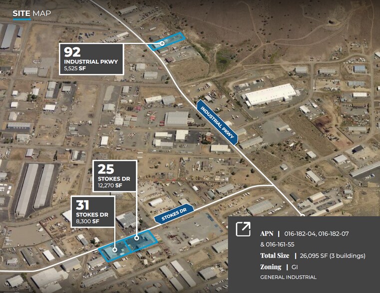 More Photos Of 92 Industrial Pky, Mound House Warehouse For Lease