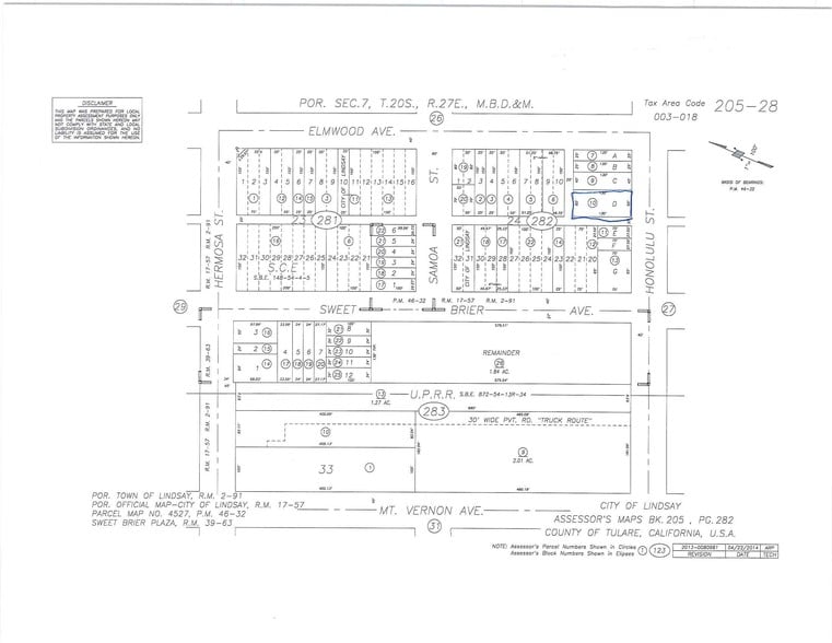 More Photos Of 133 W Honolulu St, Lindsay Storefront For Lease