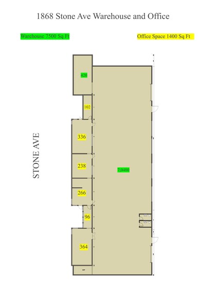 Primary Photo Of 1868-1872 Stone Ave, San Jose Manufacturing For Lease