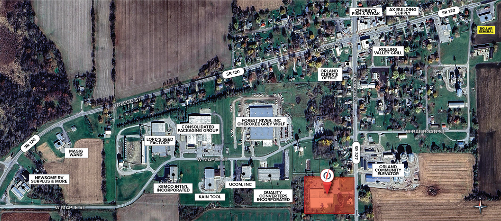 More Photos Of 5775 IN-327, Orland Warehouse For Lease