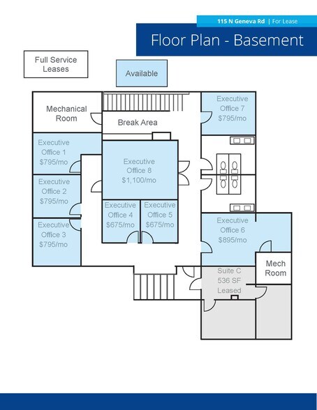 More Photos Of 115 N Geneva Rd, Vineyard Office For Lease