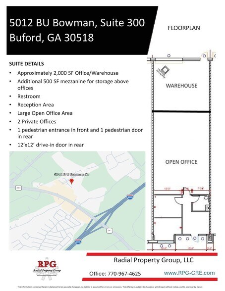 More Photos Of 5012 B U Bowman Dr, Buford Flex For Sale