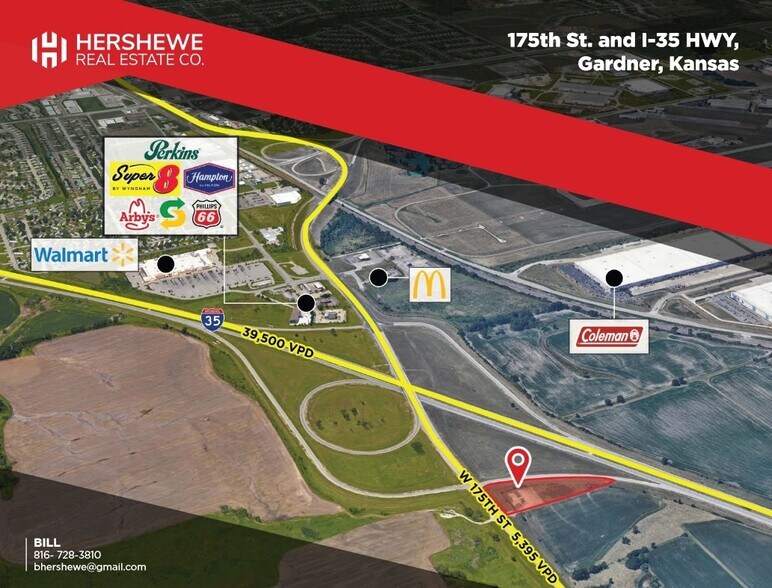 Primary Photo Of 175th St @ I-35, Gardner Land For Sale